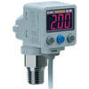 Pressostat numérique à affichage bicolore pour les tous fluides / pour pression relative ISE80-02-T